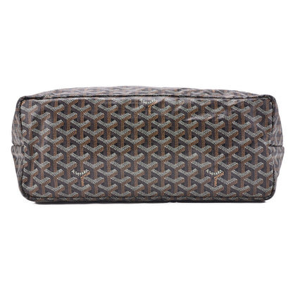 Goyard Saint Louis PM Tote Bag Coating Canvas Black Silver-Tone Hardware Pre-Owned - Vintage La Charme