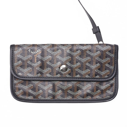 Goyard Saint Louis PM Tote Bag Coating Canvas Black Silver-Tone Hardware Pre-Owned - Vintage La Charme