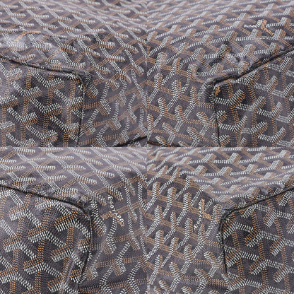 Goyard Saint Louis PM Tote Bag Coating Canvas Black Silver-Tone Hardware Pre-Owned - Vintage La Charme