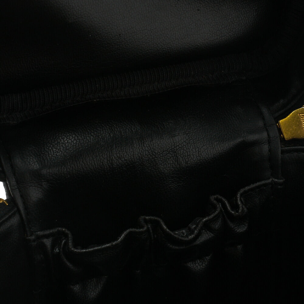 CHANEL Shoulder Bag, Coco Mark Vanity, Caviar Skin, Black, Gold-Tone Hardware, Pre-Owned - Vintage La Charme