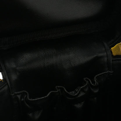 CHANEL Shoulder Bag, Coco Mark Vanity, Caviar Skin, Black, Gold-Tone Hardware, Pre-Owned - Vintage La Charme