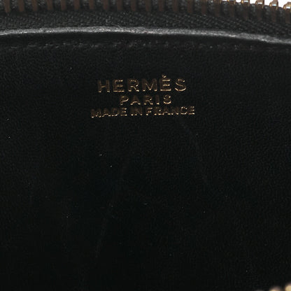 HERMES Bolide 27 Handbag Shoulder Bag 2WAY Box Calf Black Gold-Tone Hardware Pre-Owned - Vintage La Charme