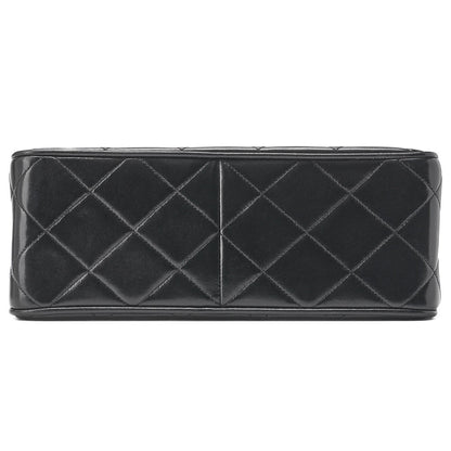 CHANEL Shoulder Bag, Deca Matelasse, Lambskin, Black, Gold-Tone Hardware, Pre-Owned - Vintage La Charme