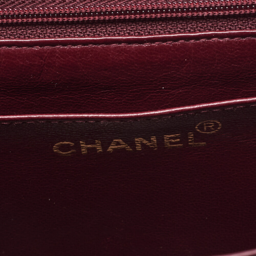 CHANEL Shoulder Bag, Deca Matelasse, Lambskin, Black, Gold-Tone Hardware, Pre-Owned - Vintage La Charme