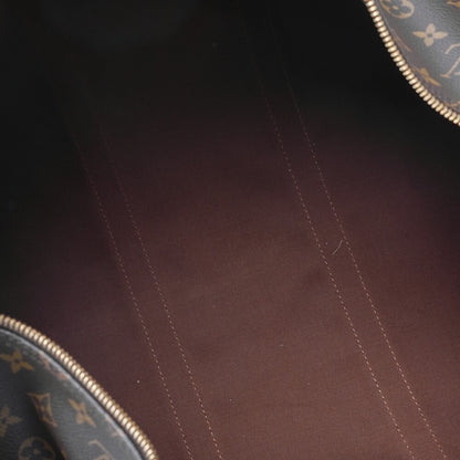Louis Vuitton Shoulder Bag, Monogram, Boston Bag, Caviar Leather, Brown, Gold-Tone Hardware, Pre-Owned - Vintage La Charme