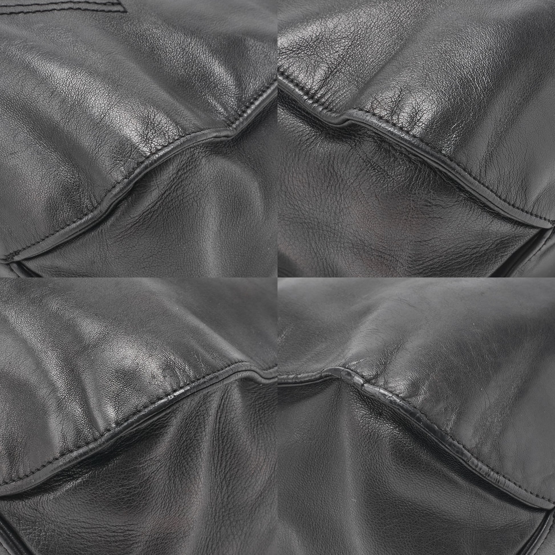 CHANEL Shoulder Tote Bag Coco Mark Double Chain Shoulder Lambskin Black Gold-Tone Hardware Pre-Owned - Vintage La Charme