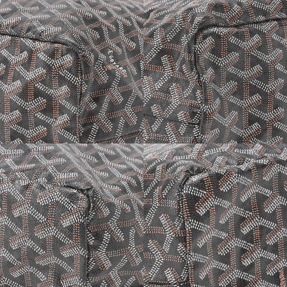 Goyard Saint Louis PM Tote Bag Coated Canvas Black Silver-Tone Hardware Pre-Owned - Vintage La Charme