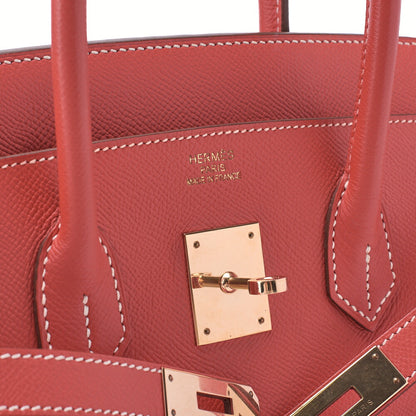 HERMES Birkin 35 Handbag, Epson, Rose Jaipur, Gold-Tone Hardware, Pre-Owned - Vintage La Charme