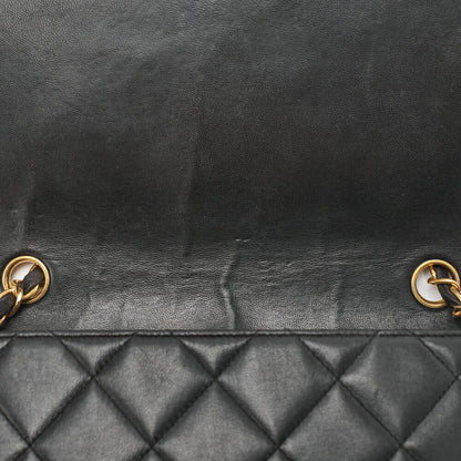 CHANEL Shoulder Tote Bag Matelasse Lambskin Black Gold-Tone Hardware Pre-Owned - Vintage La Charme
