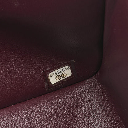 CHANEL Shoulder Bag, Deca Matelasse Double Flap, Caviar Skin, Black, Silver-Tone Hardware, Pre-Owned - Vintage La Charme