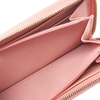 CHANEL Long Wallet, Matelasse CC Filigree, Caviar Skin, Pink, Gold-Tone Hardware, Pre-Owned - Vintage La Charme