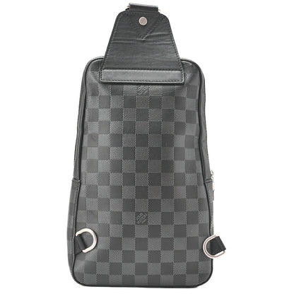Louis Vuitton Shoulder Bag, Damier Infini, Black Noir, Silver-Tone Hardware, Pre-Owned - Vintage La Charme