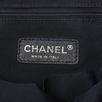 Chanel Shoulder Bag Coco Mark Denim Gray Gold-Tone Hardware Pre-Owned - Vintage La Charme
