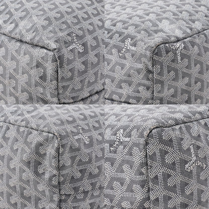 Goyard Saint Louis PM Tote Bag Coated Canvas Gray Silver-Tone Hardware Pre-Owned - Vintage La Charme