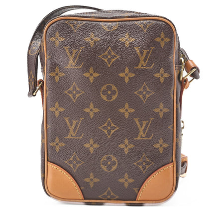 Louis Vuitton Shoulder Bag, Monogram, Canvas, Brown, Gold-Tone Hardware, Pre-Owned - Vintage La Charme