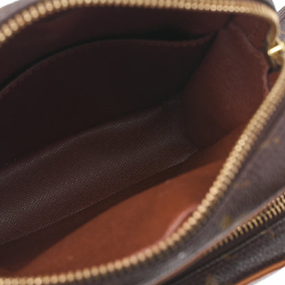 Louis Vuitton Shoulder Bag, Monogram, Canvas, Brown, Gold-Tone Hardware, Pre-Owned - Vintage La Charme