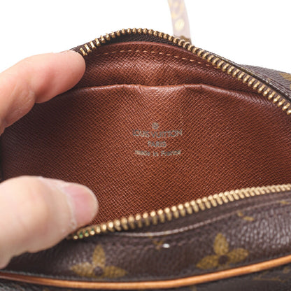 Louis Vuitton Shoulder Bag, Monogram, Canvas, Brown, Gold-Tone Hardware, Pre-Owned - Vintage La Charme
