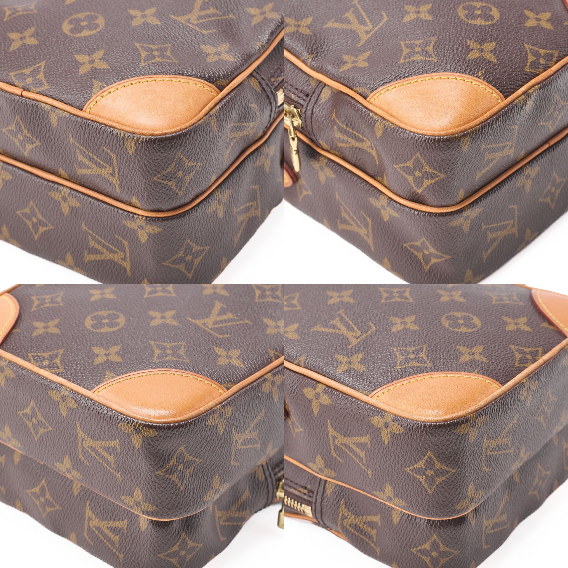 Louis Vuitton Shoulder Bag, Monogram, Canvas, Brown, Gold-Tone Hardware, Pre-Owned - Vintage La Charme