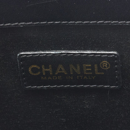 CHANEL Handbag Coco Pattern Cotton Black Gold-Tone Hardware Pre-Owned - Vintage La Charme