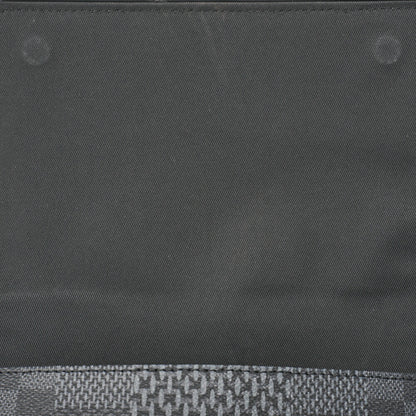 Louis Vuitton Shoulder Bag, Damier Grafitte, Black, Silver-Tone Hardware, Pre-Owned - Vintage La Charme