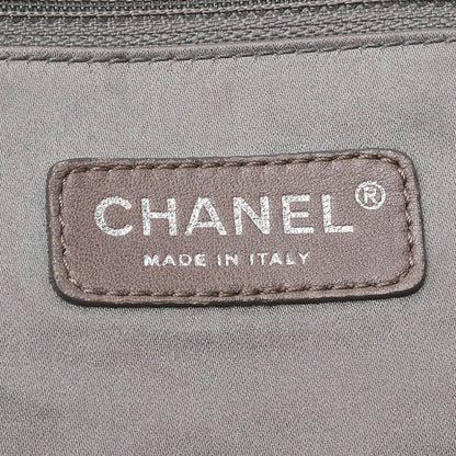 CHANEL Shoulder Bag Tote Bag Matelasse 2.55 Lock Chain Lambskin Black Silver-Tone Hardware Pre-Owned - Vintage La Charme