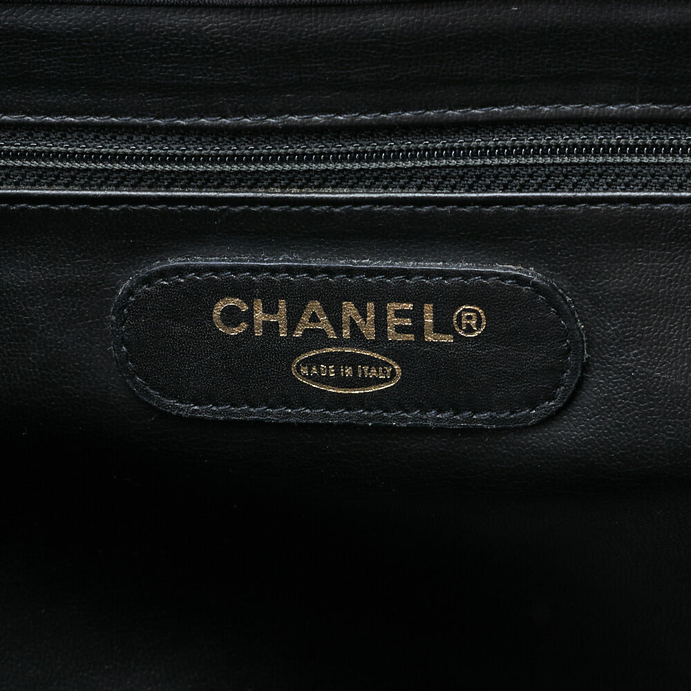 Chanel Shoulder Bag Supermodel Matelasse Bicolore Lambskin Black Gold-Tone Hardware Pre-Owned - Vintage La Charme