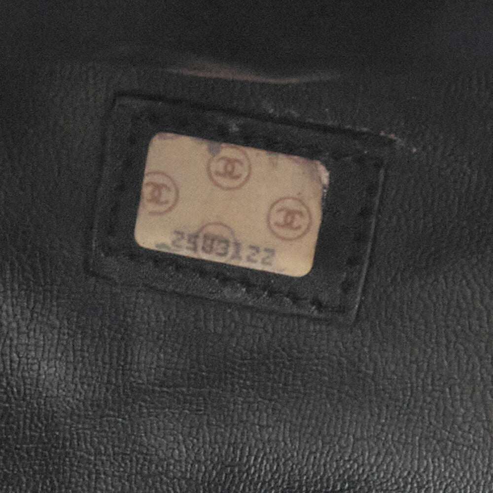 Chanel Shoulder Bag Supermodel Matelasse Bicolore Lambskin Black Gold-Tone Hardware Pre-Owned - Vintage La Charme