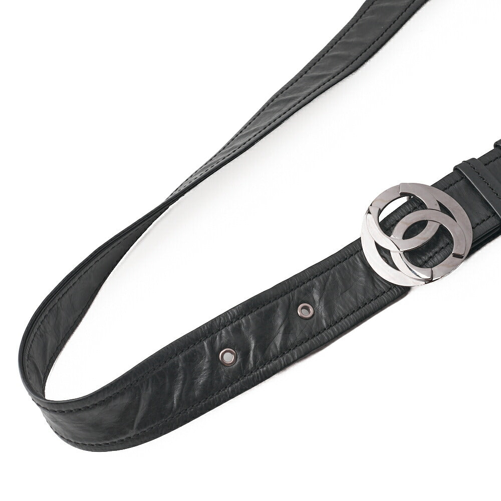 CHANEL Shoulder Bag Matelasse Calfskin Black Silver-Tone Hardware Pre-Owned - Vintage La Charme
