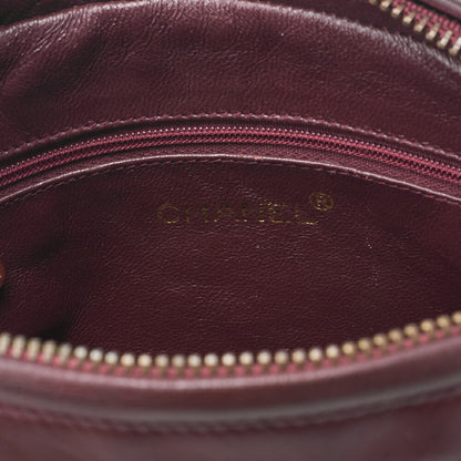 CHANEL Shoulder Bag, V-Stitch Coco Mark, Bijou Chain, Lambskin, Bolt, Gold-Tone Hardware, Pre-Owned - Vintage La Charme