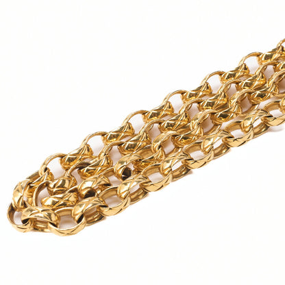 CHANEL Shoulder Bag, V-Stitch Coco Mark, Bijou Chain, Lambskin, Bolt, Gold-Tone Hardware, Pre-Owned - Vintage La Charme