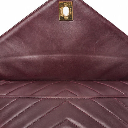 CHANEL Shoulder Bag, V-Stitch Coco Mark, Bijou Chain, Lambskin, Bolt, Gold-Tone Hardware, Pre-Owned - Vintage La Charme