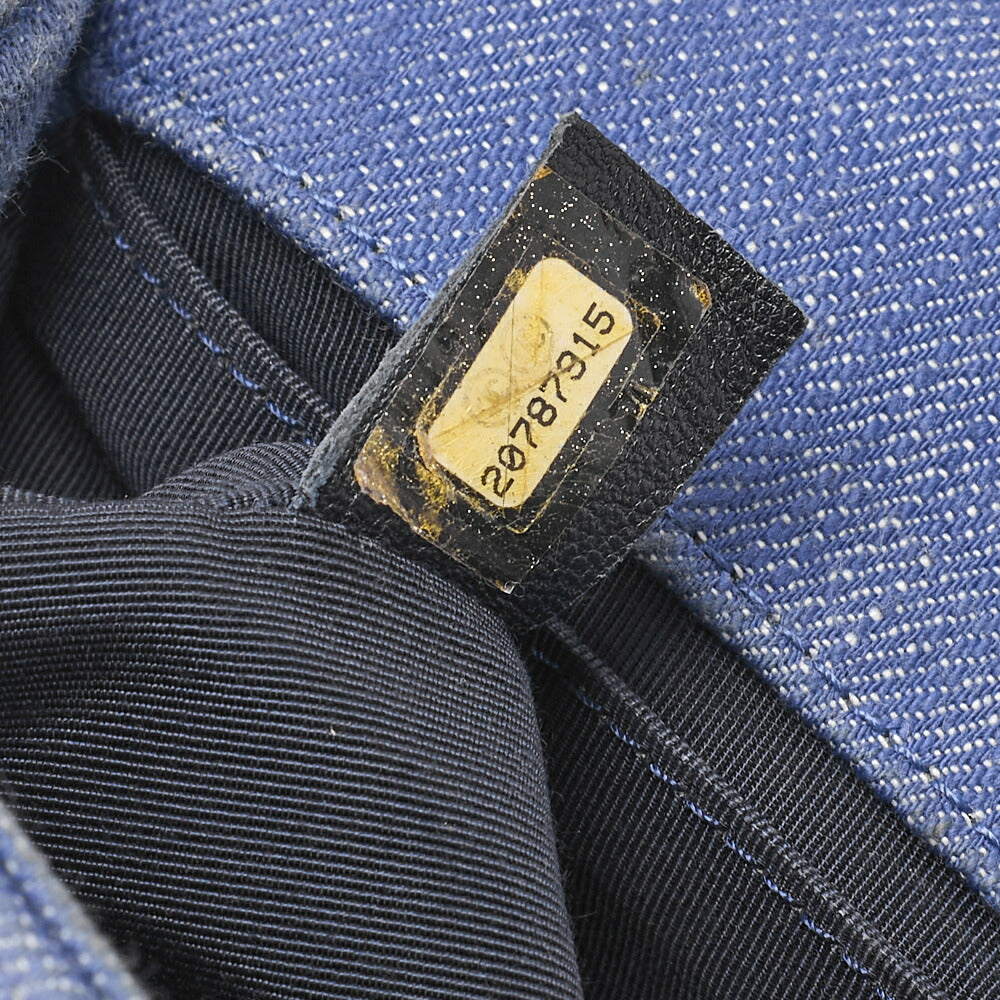 CHANEL Shoulder Bag, Boy Chanel V Stitch, Denim, Silver-Tone Hardware, Pre-Owned - Vintage La Charme