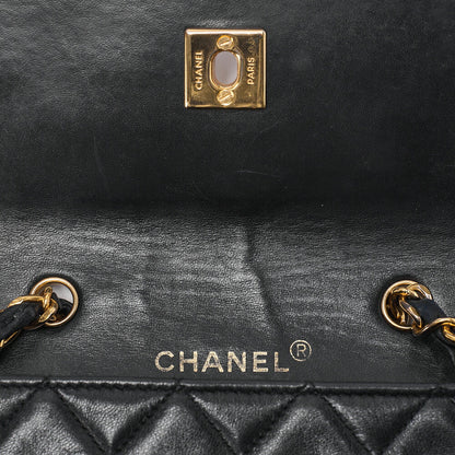 CHANEL Mini Shoulder Bag Matelasse Bicolor Lambskin Black Gold-Tone Hardware Pre-Owned - Vintage La Charme
