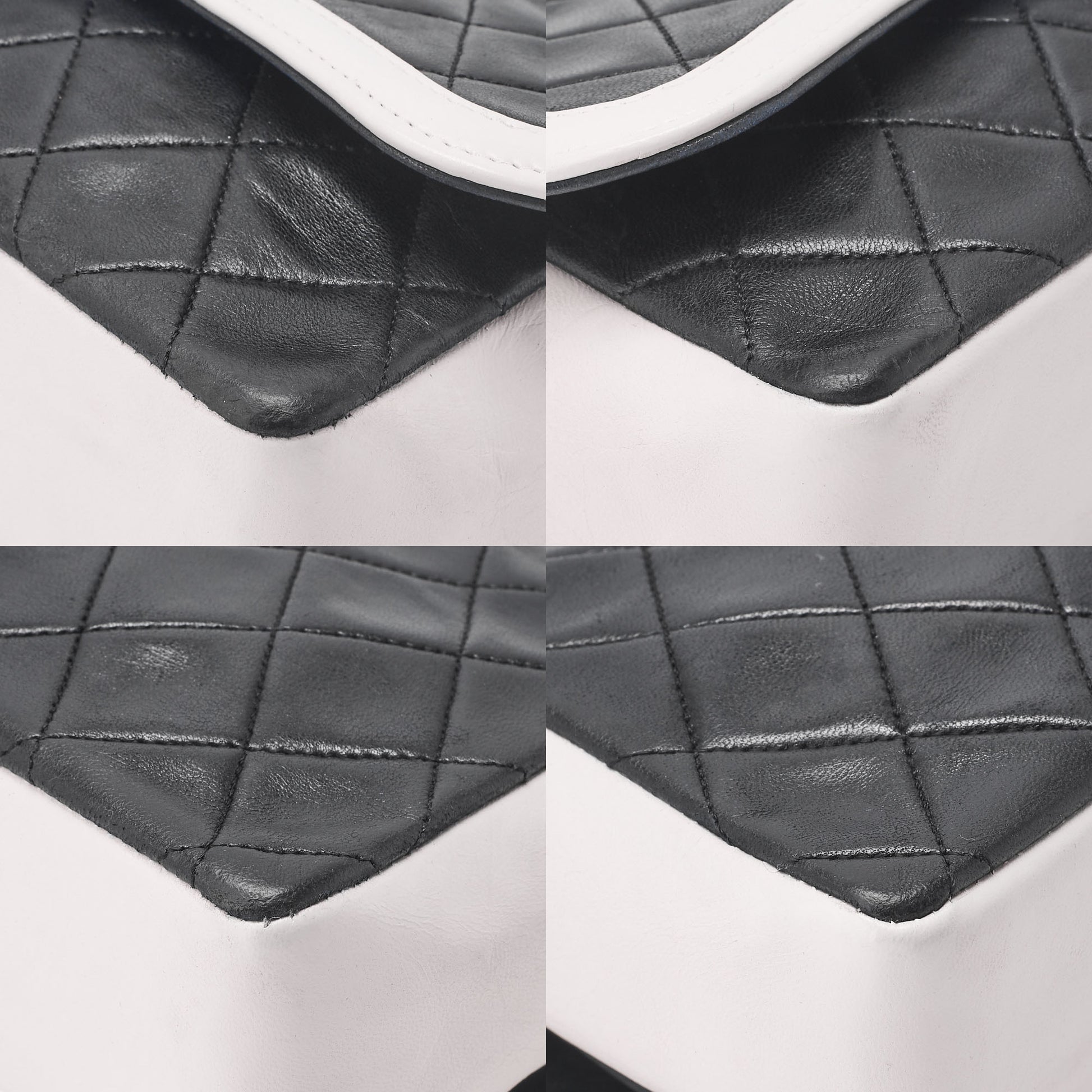 CHANEL Mini Shoulder Bag Matelasse Bicolor Lambskin Black Gold-Tone Hardware Pre-Owned - Vintage La Charme