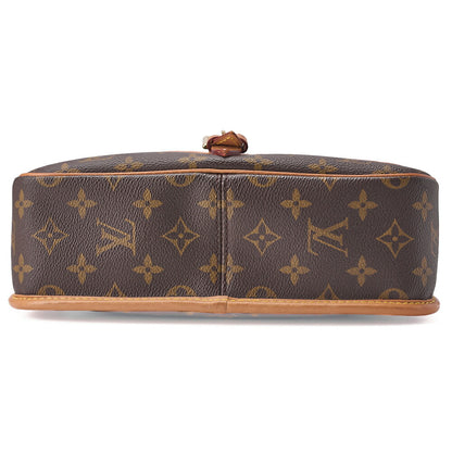 Louis Vuitton Shoulder Bag, Monogram, Canvas, Brown, Gold-Tone Hardware, Pre-Owned - Vintage La Charme