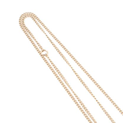 Chanel Necklace, Coco Mark Circle, Rhinestone, Gold Plated, Pink, Gold-Tone Hardware, Pre-Owned - Vintage La Charme