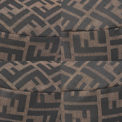 Fendi Shoulder Bag Zucca Canvas Leather Brown Silver-Tone Hardware Pre-Owned - Vintage La Charme