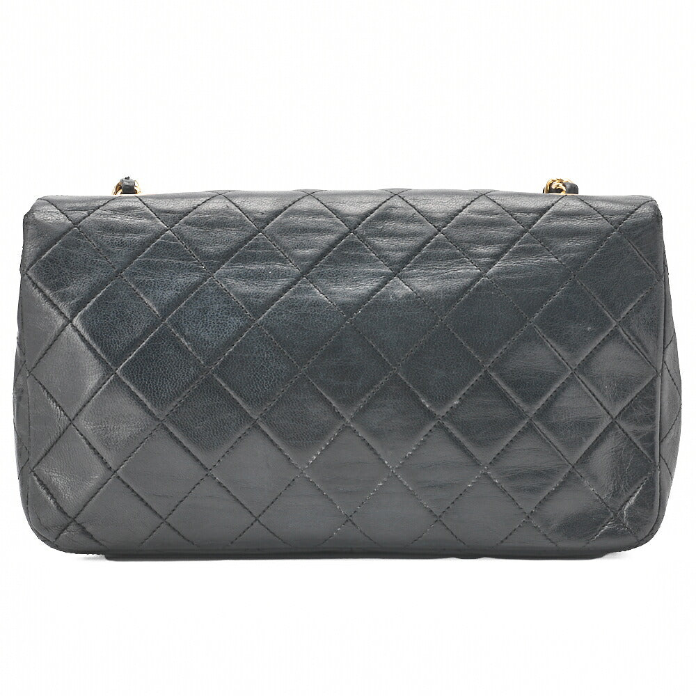 CHANEL Shoulder Bag Matelasse Lambskin Black Gold-Tone Hardware Pre-Owned - Vintage La Charme