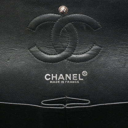 CHANEL Shoulder Bag, Matelasse Turn Lock Double Flap 23, Caviar Skin, Black, Silver-Tone Hardware, Pre-Owned - Vintage La Charme