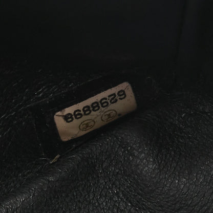 CHANEL Shoulder Bag, Matelasse Turn Lock Double Flap 23, Caviar Skin, Black, Silver-Tone Hardware, Pre-Owned - Vintage La Charme