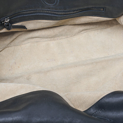 Bottega Veneta Shoulder Tote Bag Intrecciato Lambskin Black Gold-Tone Hardware Pre-Owned - Vintage La Charme