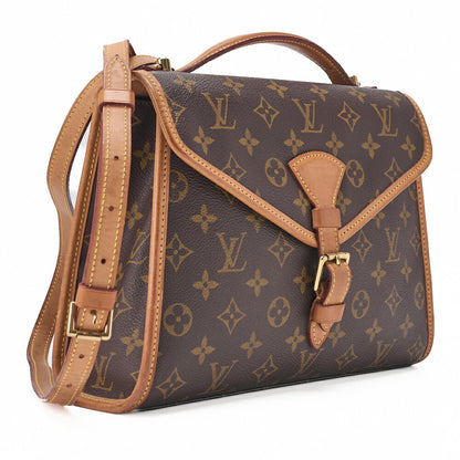 Louis Vuitton Shoulder Bag, Bel Air, Monogram, Canvas, Brown, Gold-Tone Hardware, Pre-Owned - Vintage La Charme
