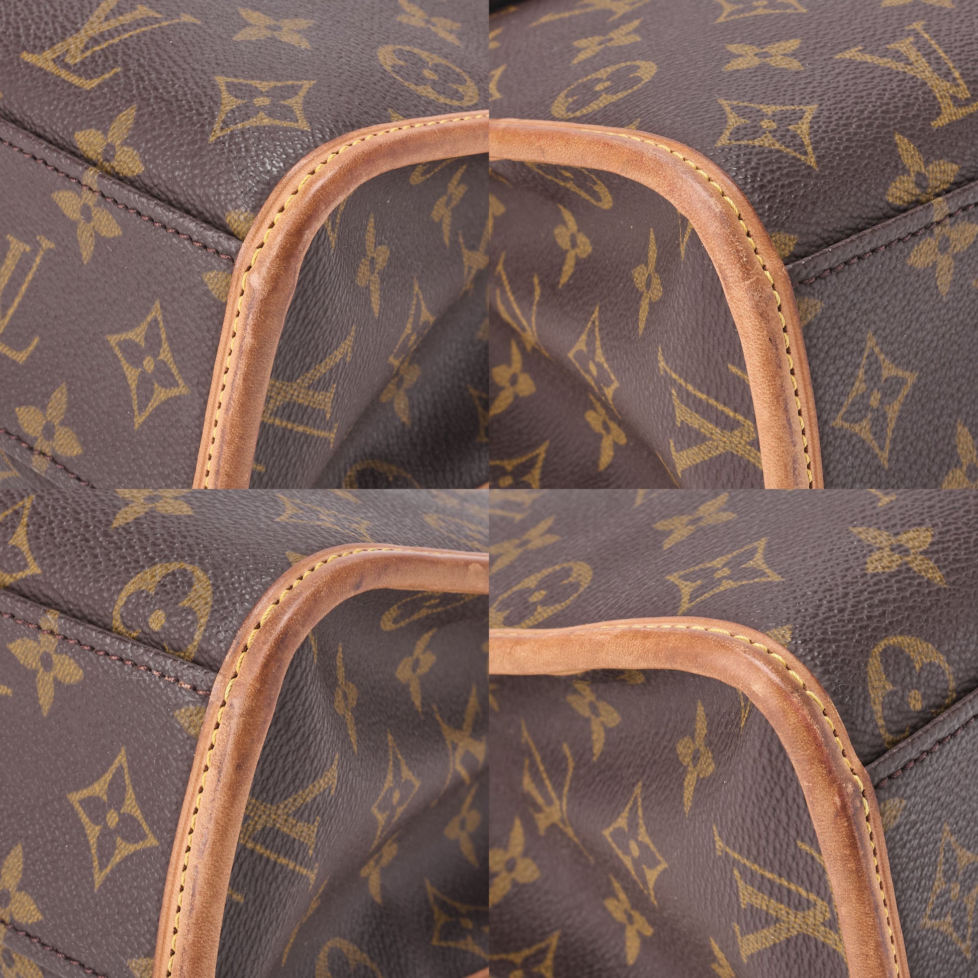 Louis Vuitton Shoulder Bag, Bel Air, Monogram, Canvas, Brown, Gold-Tone Hardware, Pre-Owned - Vintage La Charme