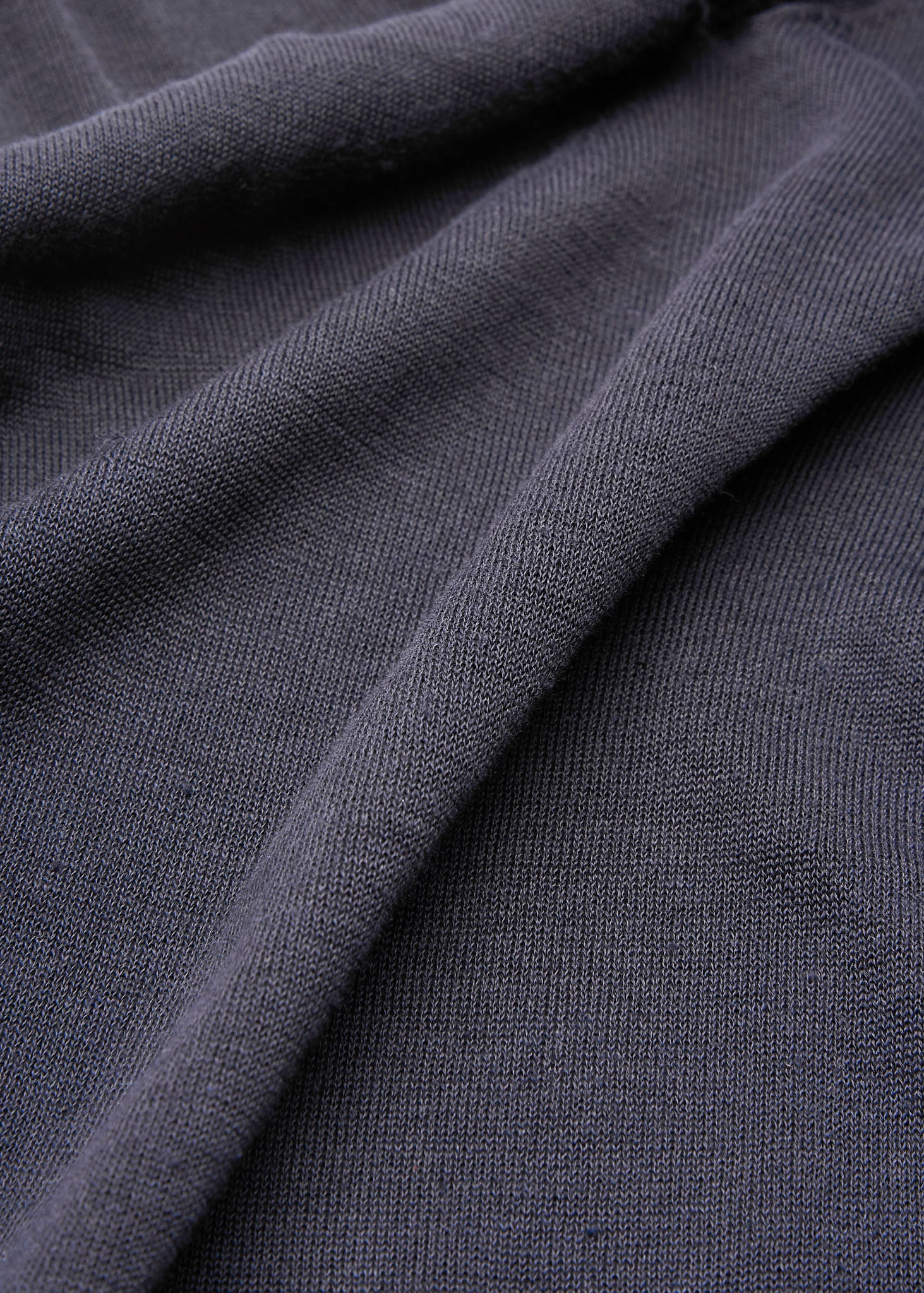 CHANEL Dress, Ruffle, Knit, Linen, Navy, Gold-Tone Hardware, Pre-Owned - Vintage La Charme
