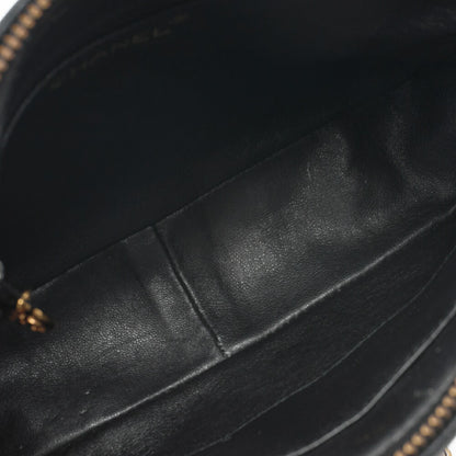 Chanel Shoulder Bag Matelasse Coco Mark Lambskin Black Gold-Tone Hardware Pre-Owned - Vintage La Charme