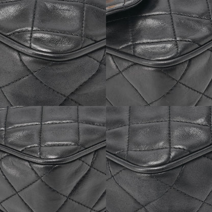 Chanel Shoulder Bag Matelasse Coco Mark Lambskin Black Gold-Tone Hardware Pre-Owned - Vintage La Charme