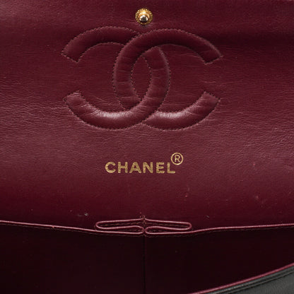 CHANEL Shoulder Bag Matelasse Double Flap Lambskin Black Gold-Tone Hardware Pre-Owned - Vintage La Charme
