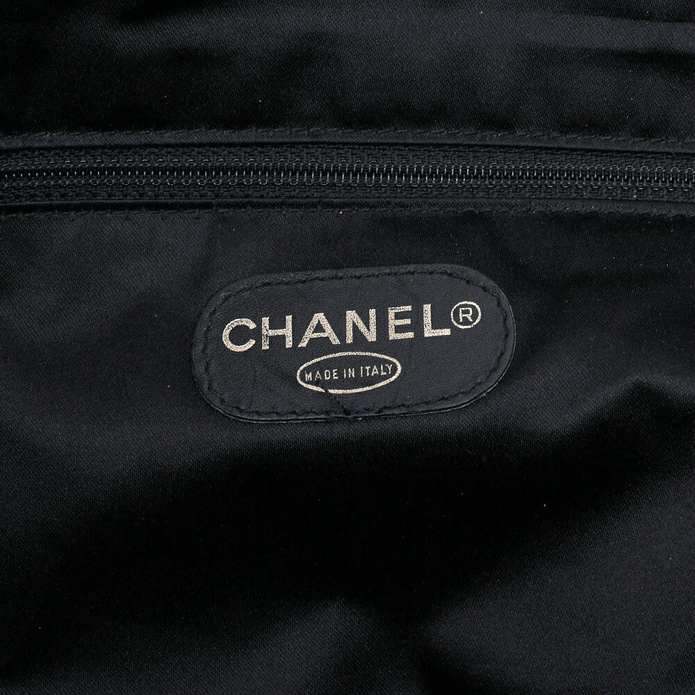 Chanel Shoulder Bag Supermodel Matelasse Lambskin Black Gold-Tone Hardware Pre-Owned - Vintage La Charme