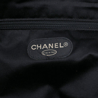 Chanel Shoulder Bag Supermodel Matelasse Lambskin Black Gold-Tone Hardware Pre-Owned - Vintage La Charme