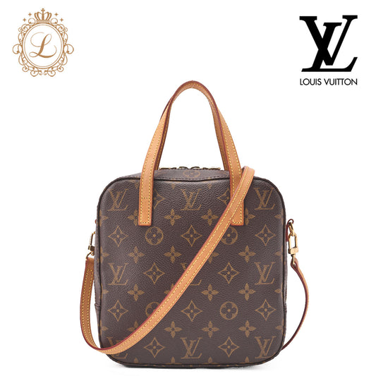 Louis Vuitton Shoulder Bag, Monogram, Canvas, Brown, Gold-Tone Hardware, Pre-Owned - Vintage La Charme